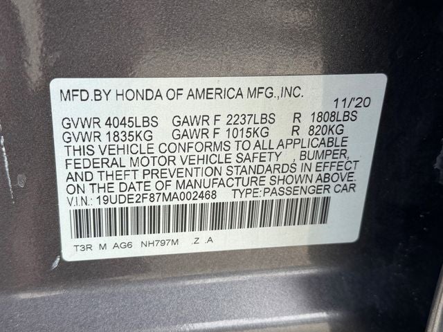 2021 Acura ILX Technology & A-Spec Packages