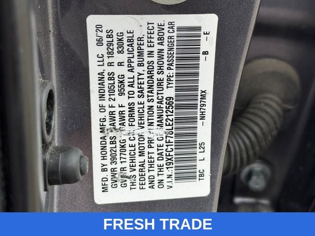 2020 Honda Civic EX-L