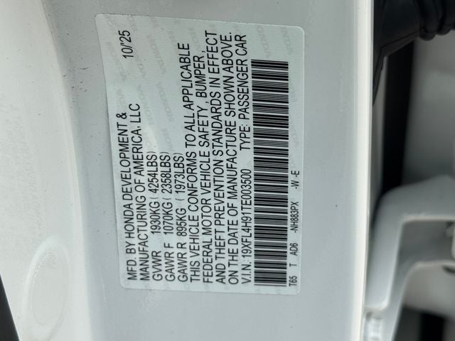 2026 Honda Civic Hybrid Sport Touring