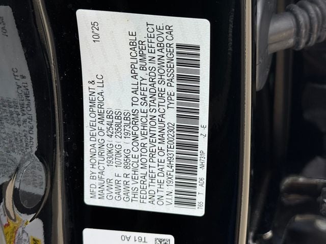 2026 Honda Civic Hybrid Sport Touring