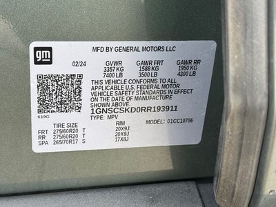 2024 Chevrolet Tahoe Premier