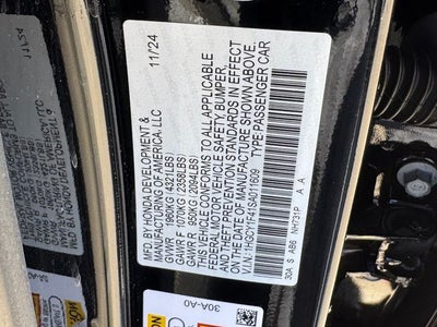 2025 Honda Accord SE