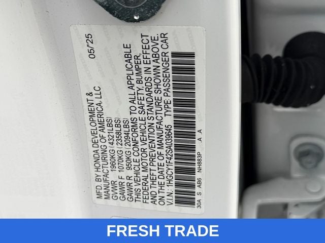 2025 Honda Accord SE