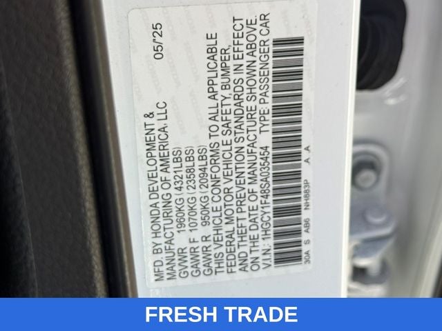 2025 Honda Accord SE