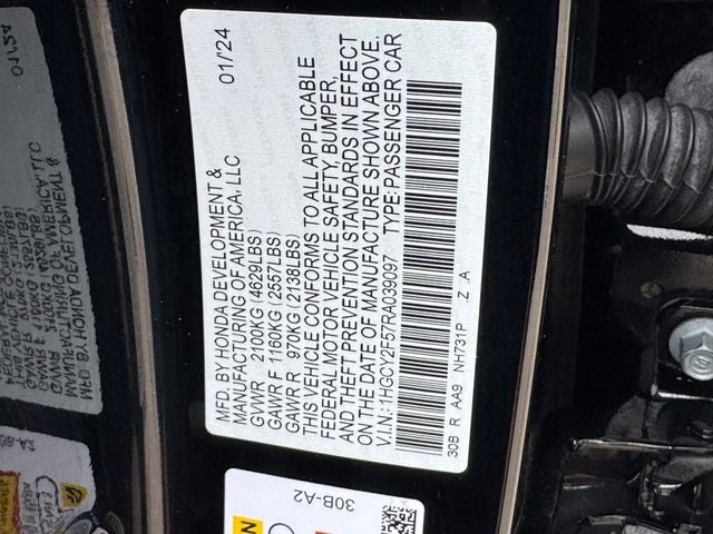 2024 Honda Accord Hybrid Sport