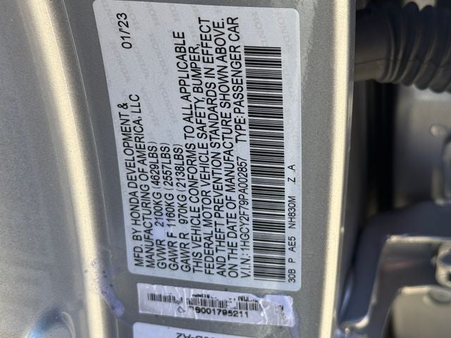 2023 Honda Accord Hybrid Sport-L