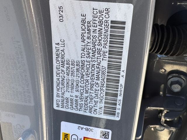 2025 Honda Accord Hybrid Touring