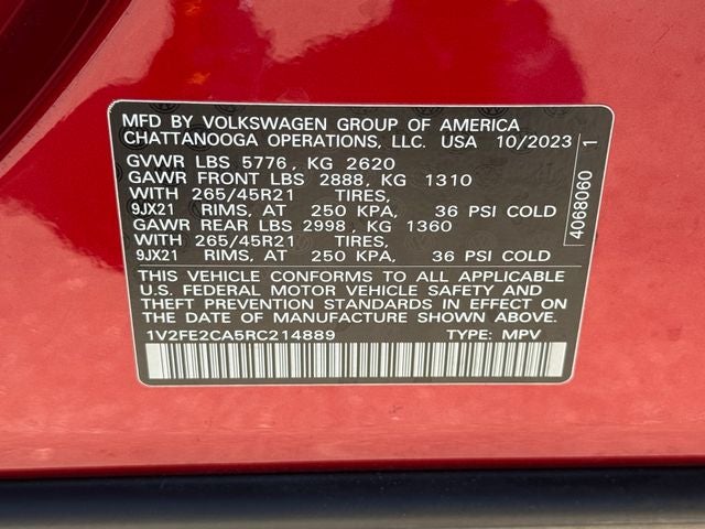2024 Volkswagen Atlas Cross Sport 2.0T SEL Premium R-Line