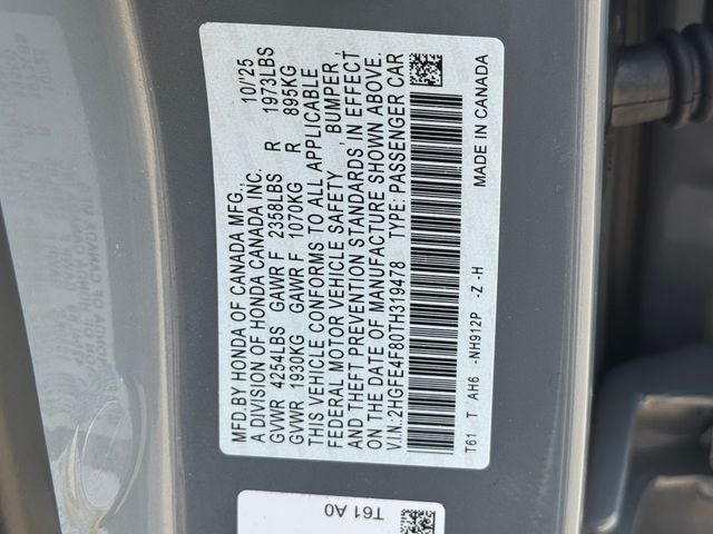 2026 Honda Civic Sport - Photo 29