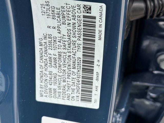 2026 Honda Civic Hybrid Sport