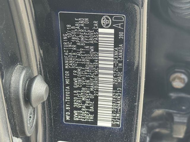 2019 Toyota Corolla LE