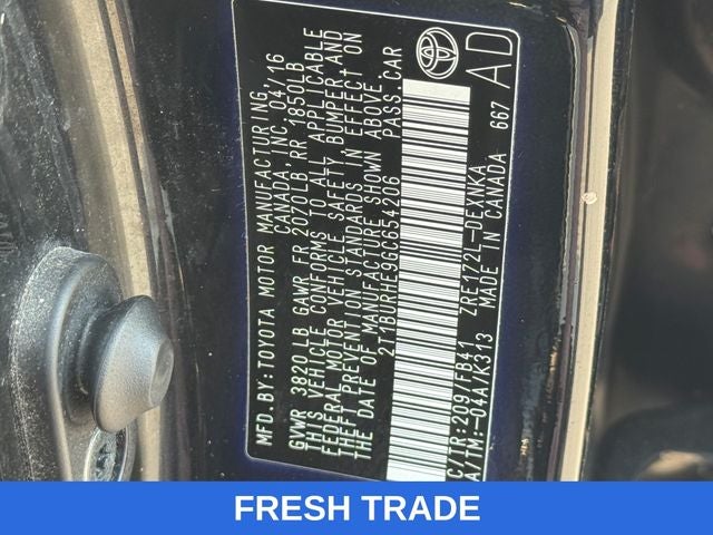 2016 Toyota Corolla L