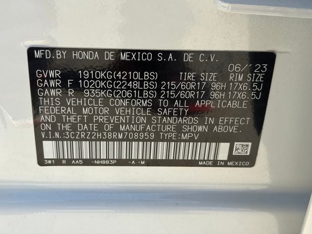 2024 Honda HR-V LX