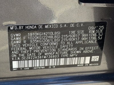 2026 Honda HR-V LX