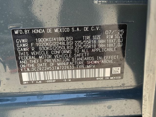 2026 Honda HR-V Sport