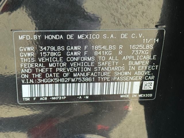 2015 Honda Fit EX