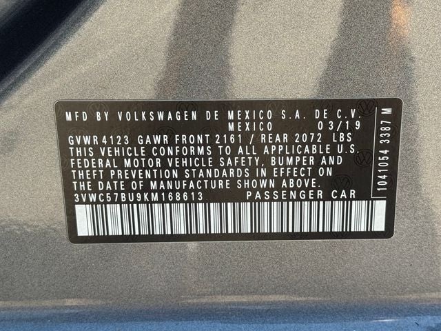 2019 Volkswagen Jetta 1.4T S