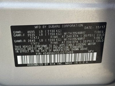 2018 Subaru Outback 2.5i Premium