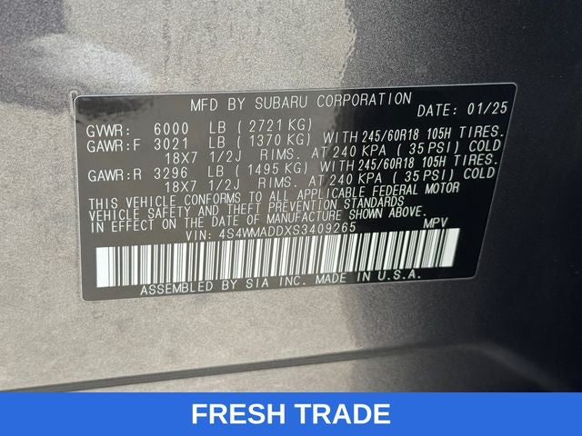 2025 Subaru Ascent Premium