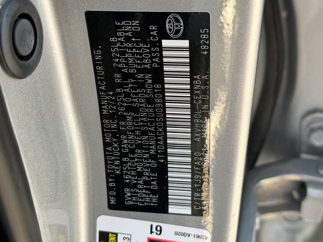 2025 Toyota Camry LE