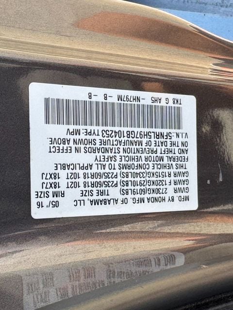 2016 Honda Odyssey Touring Elite