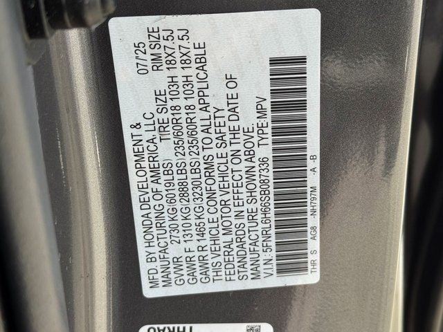 2025 Honda Odyssey EX-L