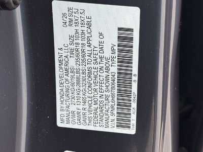 2026 Honda Odyssey EX-L