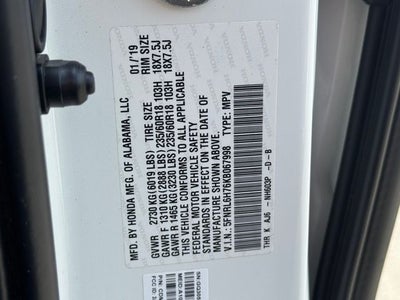 2019 Honda Odyssey EX-L