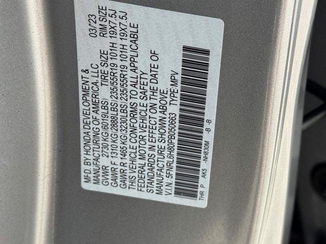 2023 Honda Odyssey Touring