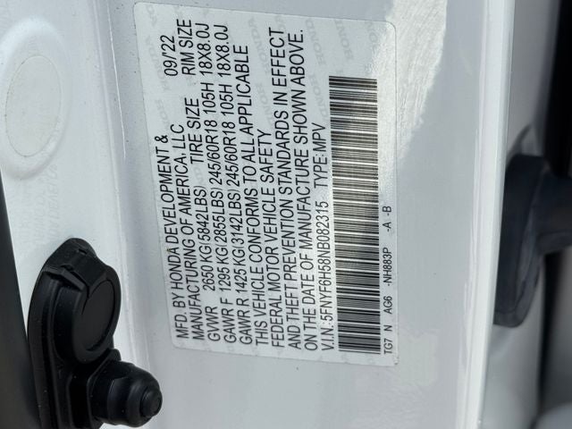 2022 Honda Pilot EX-L