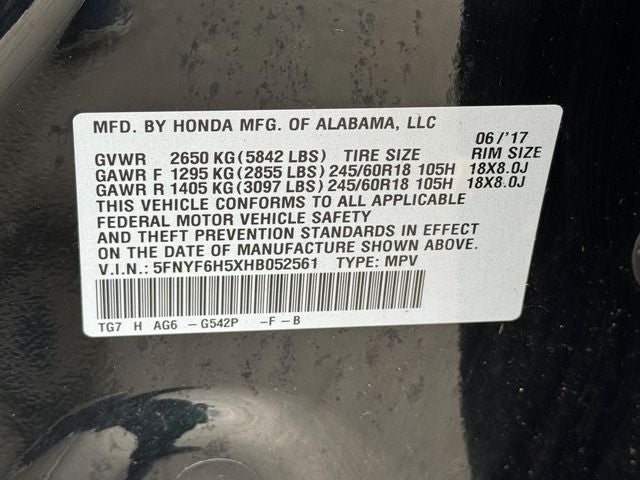 2017 Honda Pilot EX-L