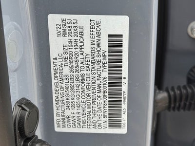 2023 Honda Passport Elite