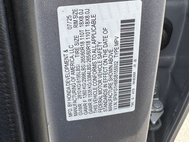 2025 Honda Pilot TrailSport