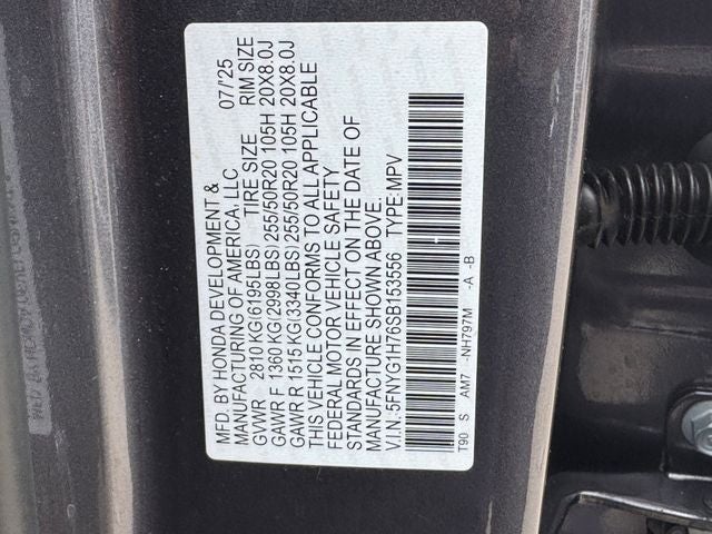 2025 Honda Pilot Touring