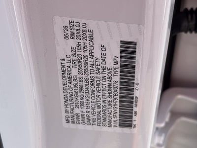 2026 Honda Pilot Touring