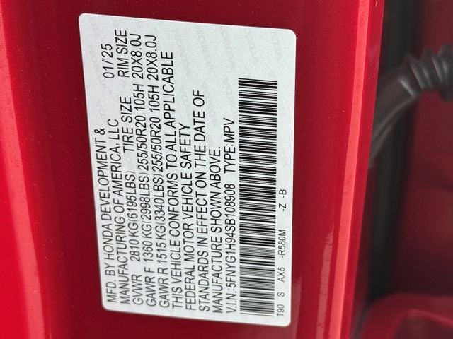 2025 Honda Pilot Black Edition