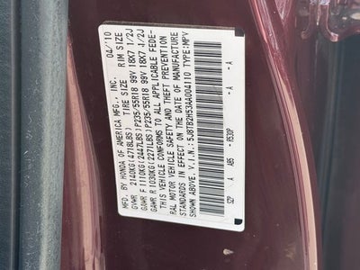2010 Acura RDX Technology Package