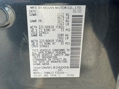 2015 Nissan Rogue SL