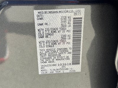 2024 Nissan Murano Platinum