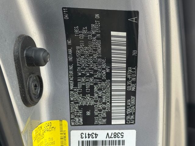 2011 Toyota Sienna Limited