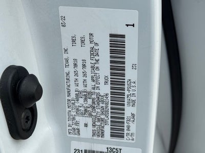 2022 Toyota Tundra SR5