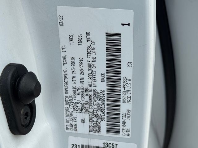 2022 Toyota Tundra SR5