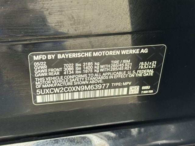 2022 BMW X7 xDrive40i