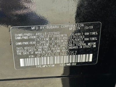 2020 Subaru Forester Base