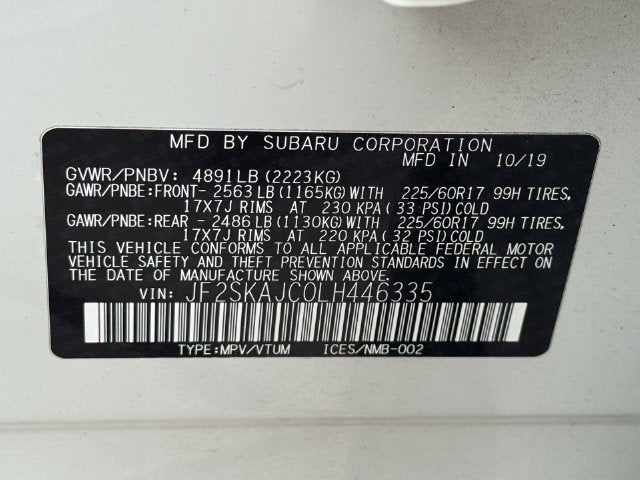 2020 Subaru Forester Premium