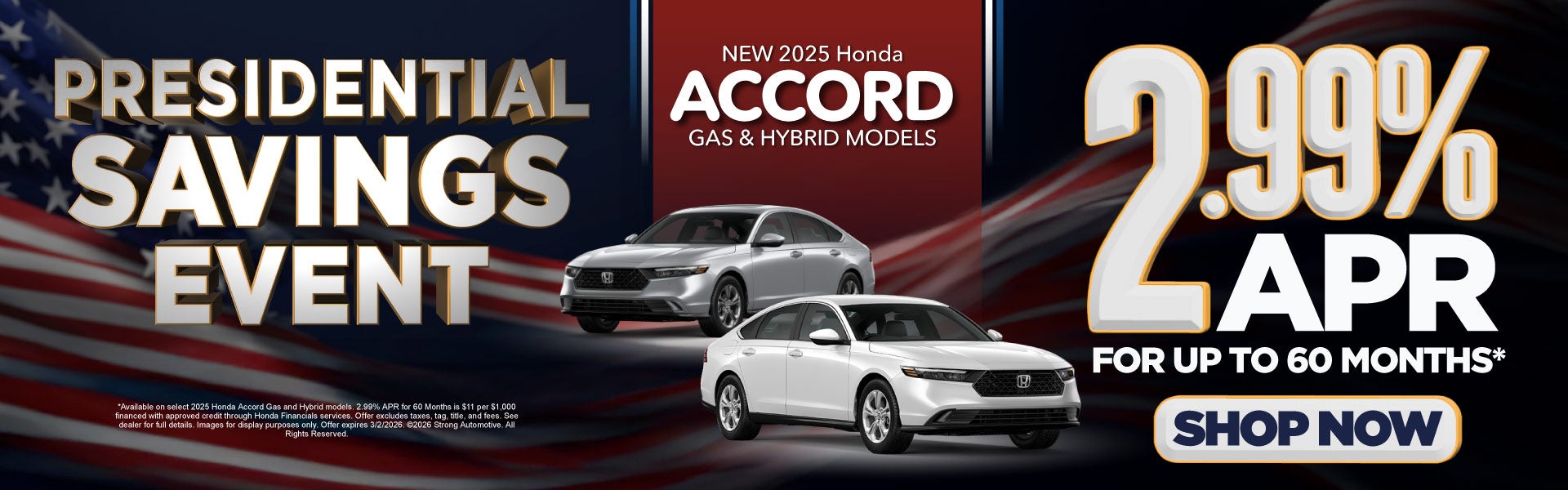"New 2025 Honda Accord Gas and Hybrid Models Clearance Pric