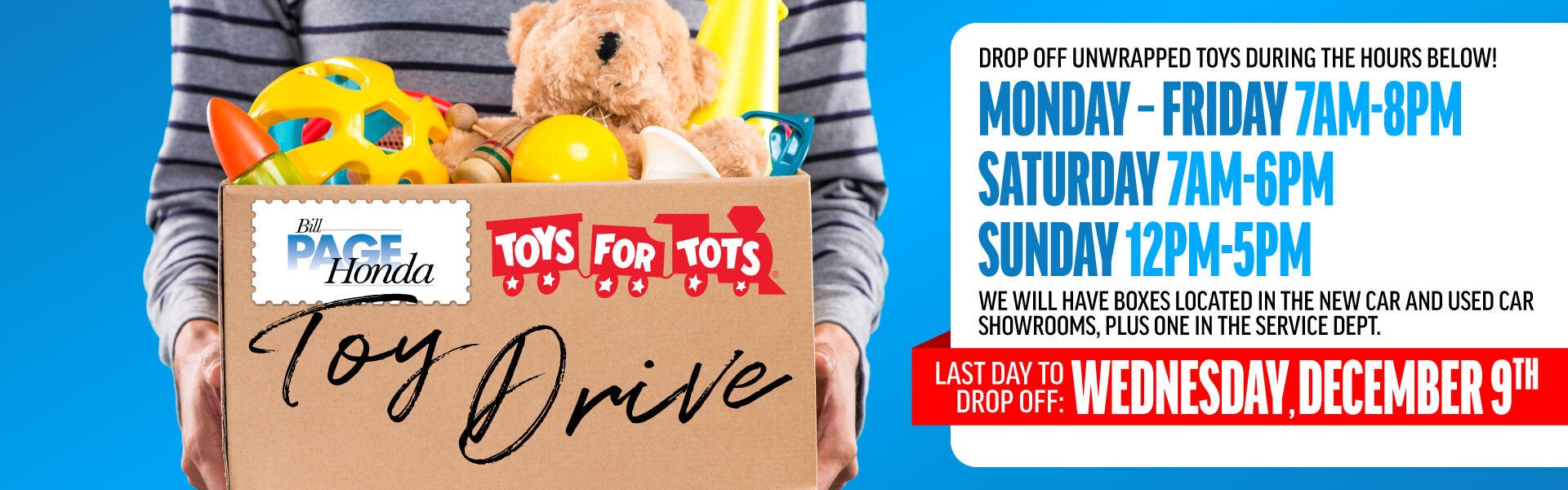 Toys for Tots donations